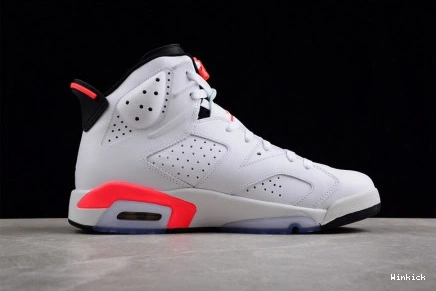 Infrared 6 White Jordan Retro 384664-123 1114